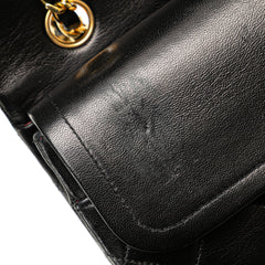 Medium Classic Lambskin Double Flap