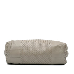 Large Leather Intrecciato Leggero Satchel