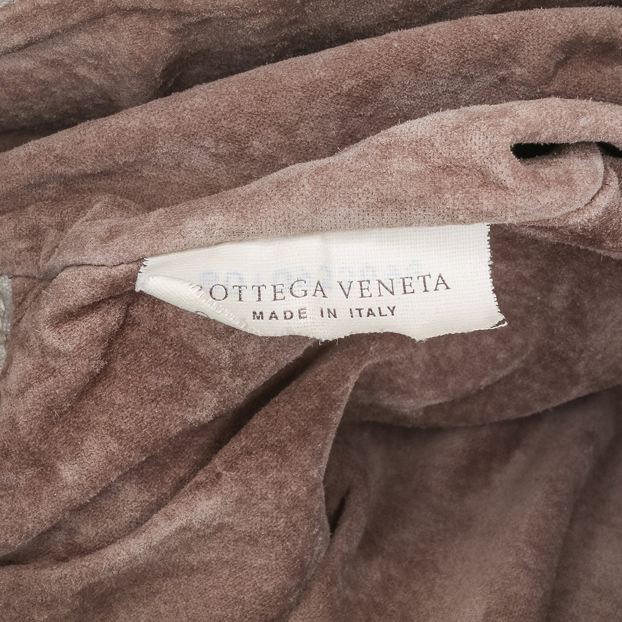 Large Leather Intrecciato Leggero Satchel