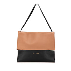Tricolor Leather All Soft Shoulder Bag
