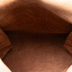 Tricolor Leather All Soft Shoulder Bag