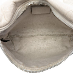 GG Embossed Perforated Leather Belt Bag