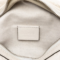 GG Embossed Perforated Leather Belt Bag