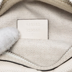 GG Embossed Perforated Leather Belt Bag