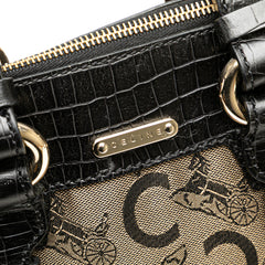 C Carriage Canvas Satchel
