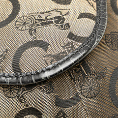 C Carriage Canvas Satchel