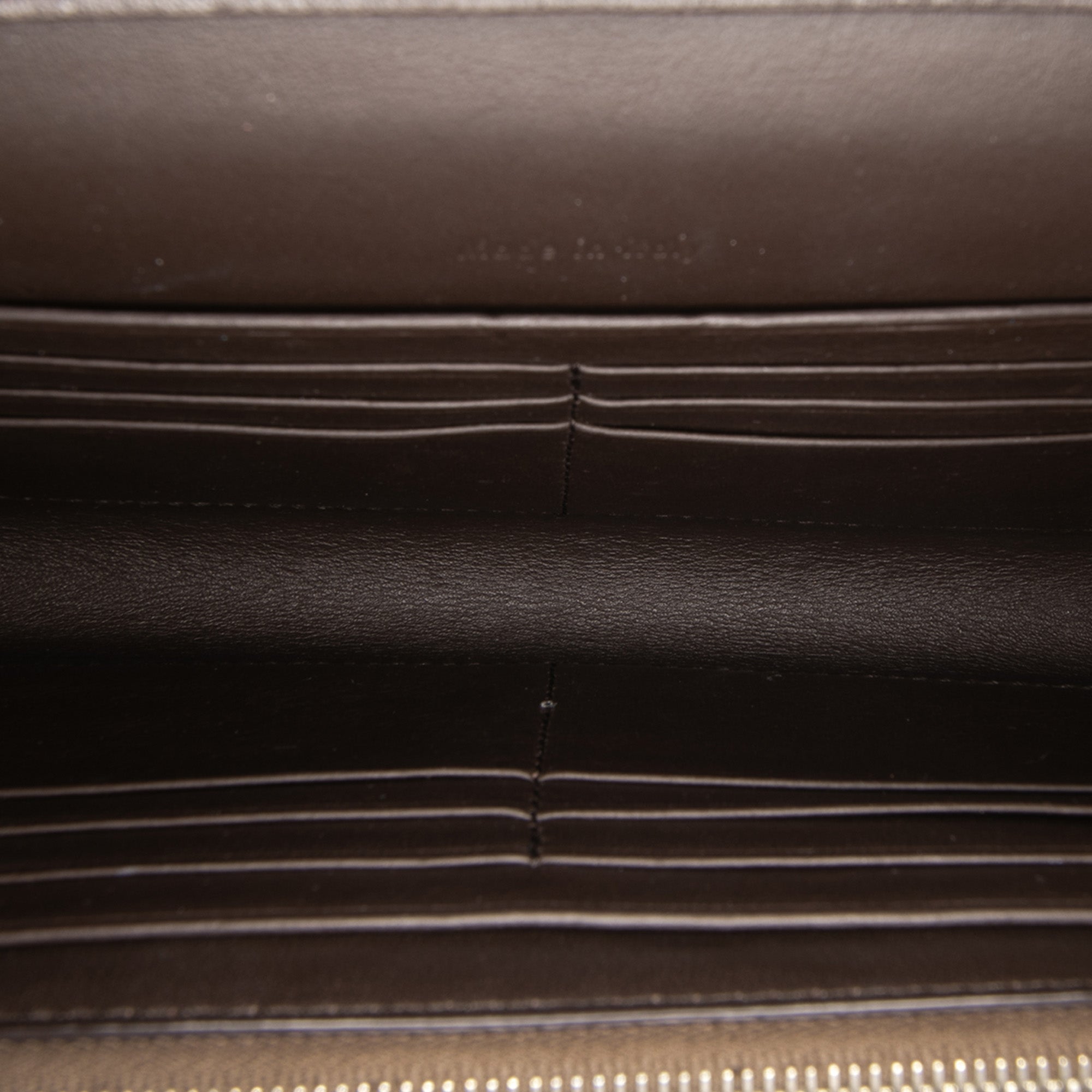 Tricolor Leather Pocket Envelope Wallet On Chain