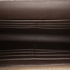 Tricolor Leather Pocket Envelope Wallet On Chain