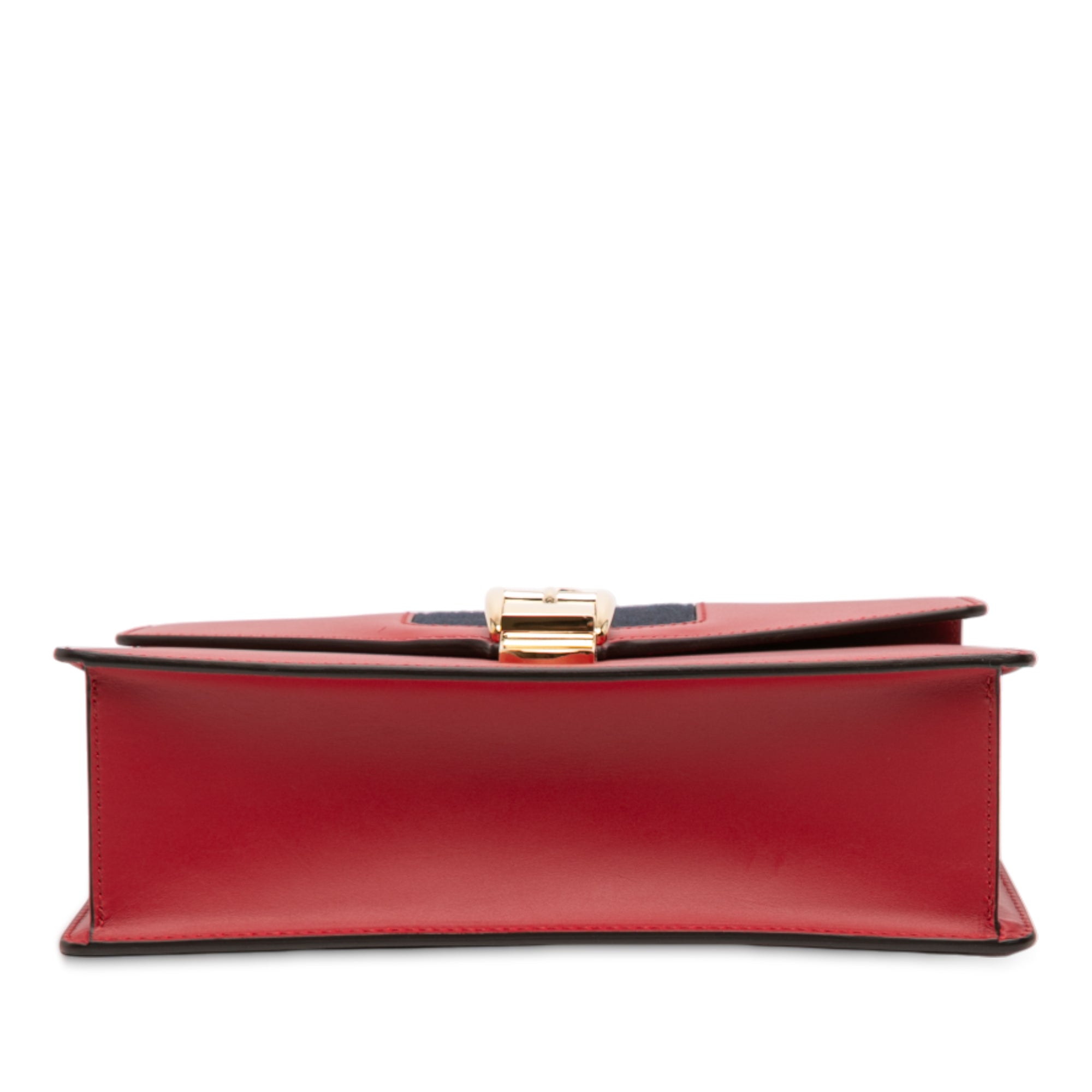 Small Leather Sylvie Web Satchel