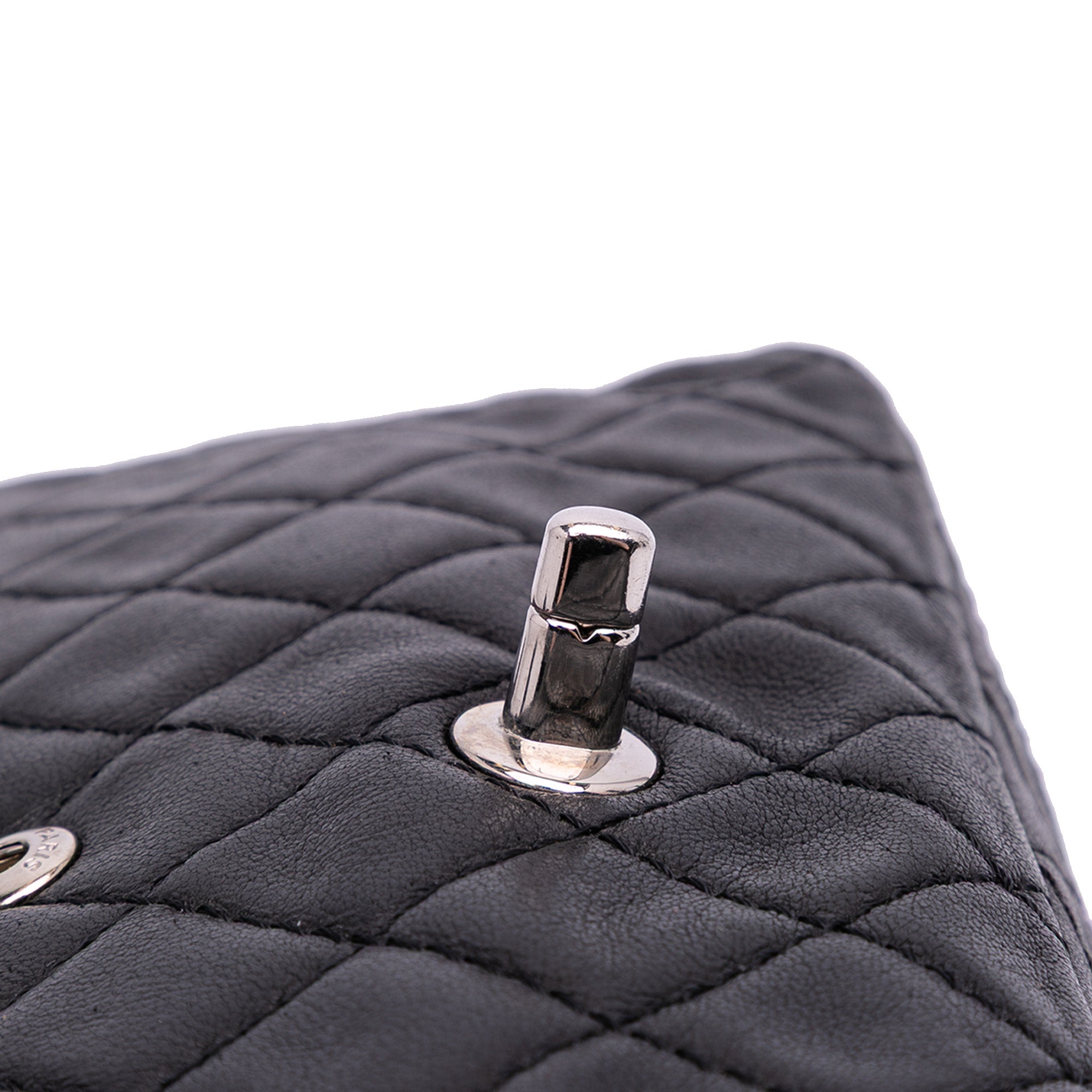 Medium Classic Washed Lambskin Bijoux Chain Double Flap