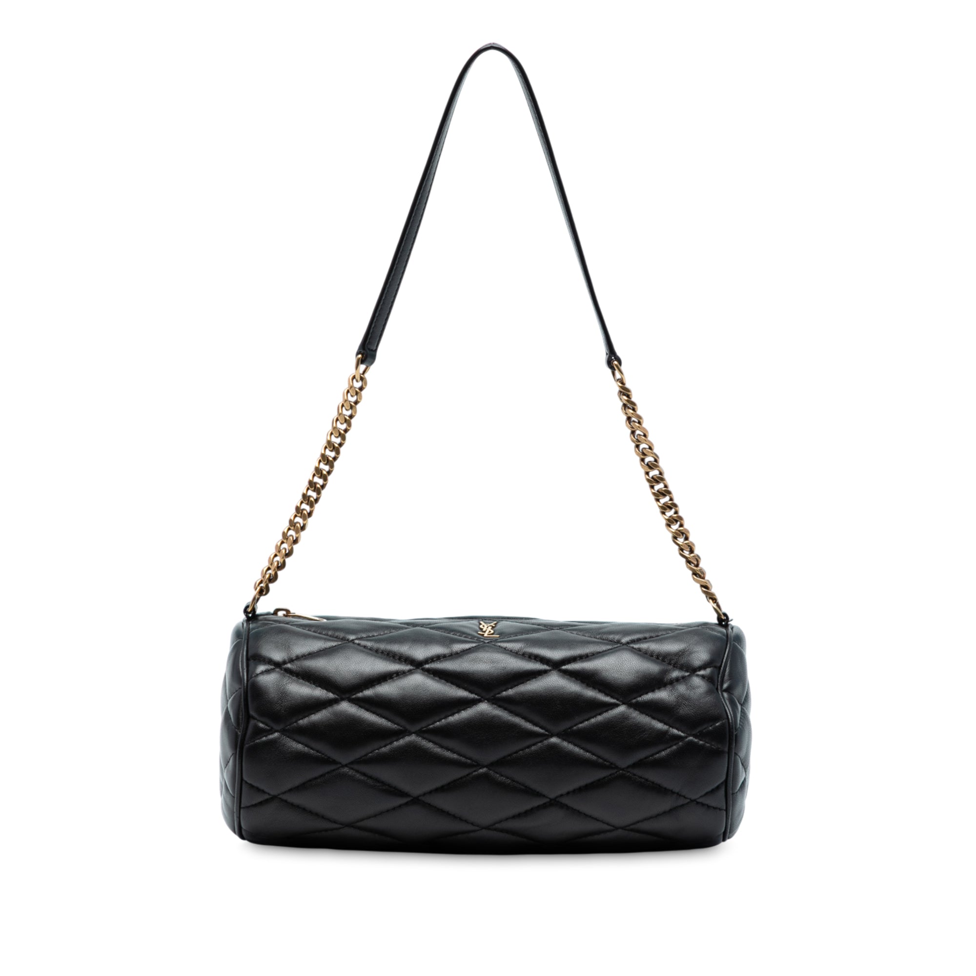 Small Quilted Lambskin Sade Tube Bag