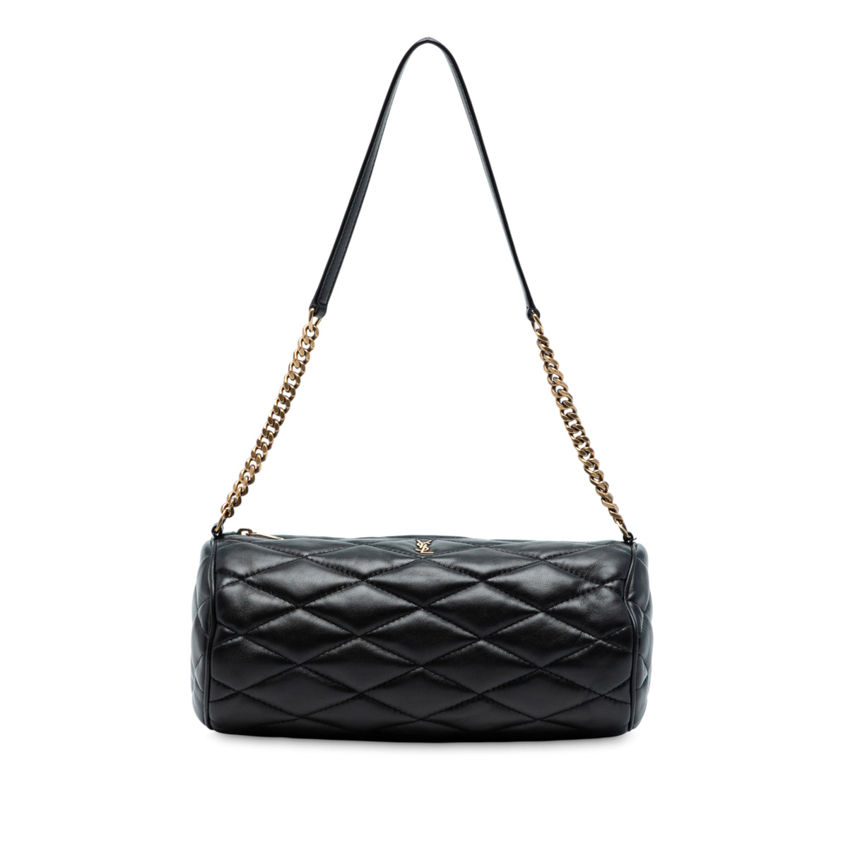 Small Quilted Lambskin Sade Tube Bag