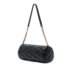 Small Quilted Lambskin Sade Tube Bag