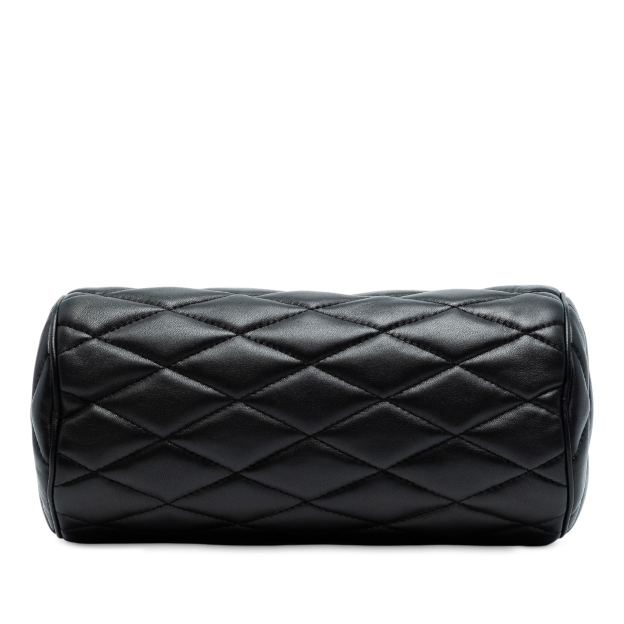 Small Quilted Lambskin Sade Tube Bag