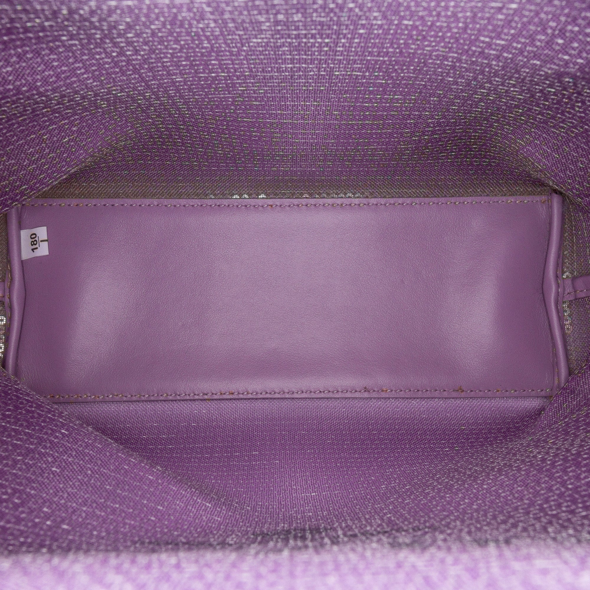 Small Sequined Mesh Logo Tote