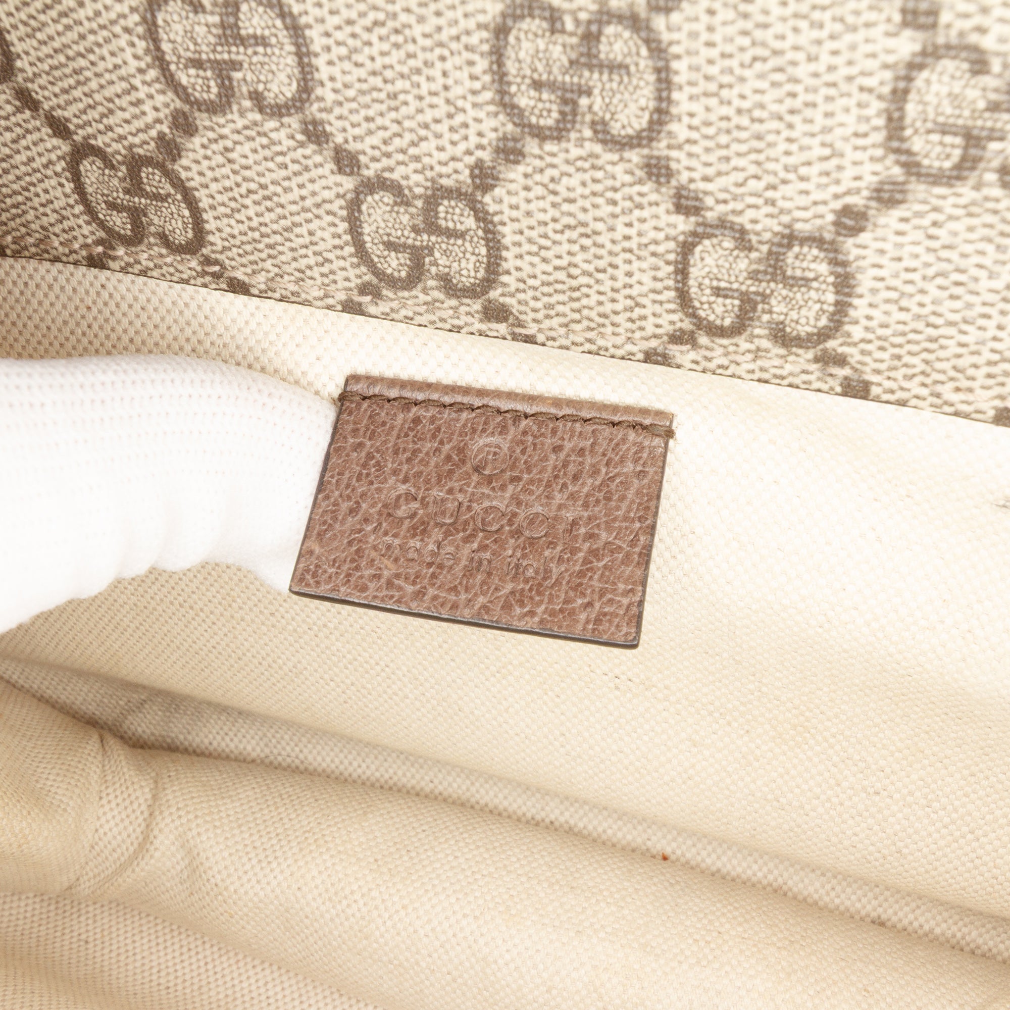 Small GG Supreme Web Neo Vintage Double Flap Messenger Bag