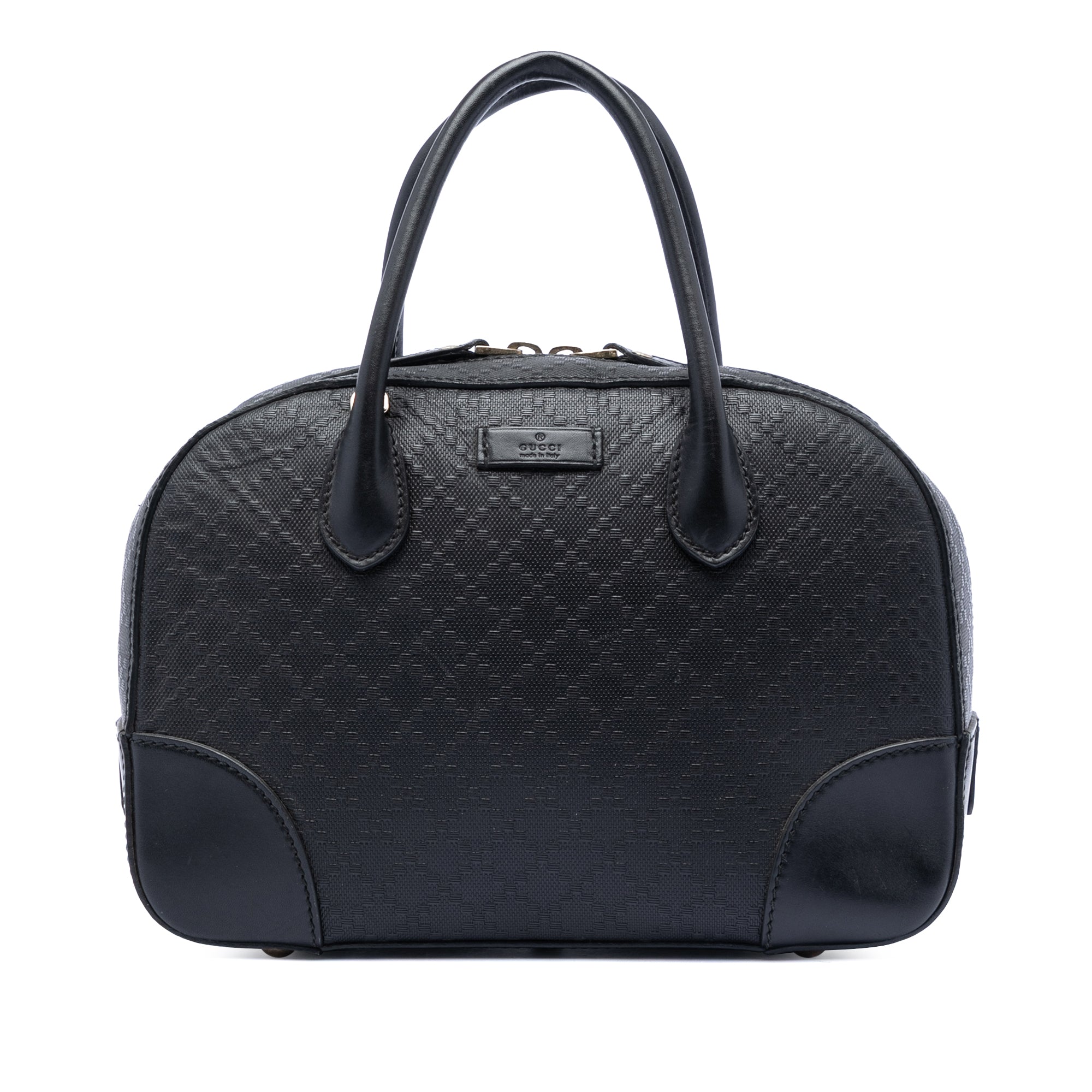 Diamante Bright Leather Satchel