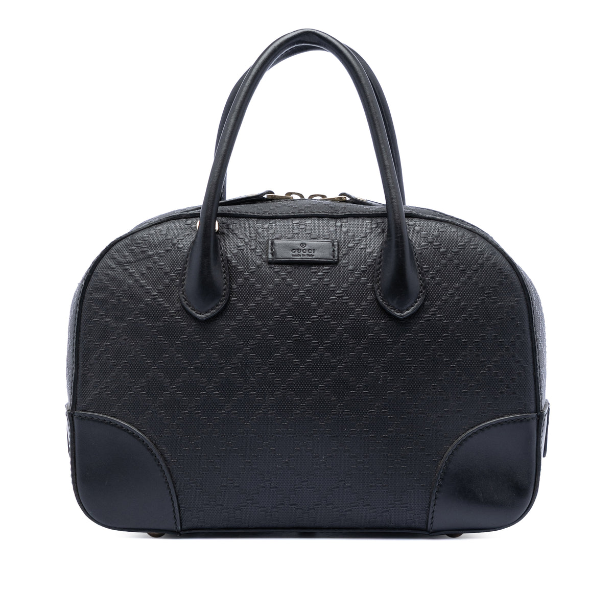 Diamante Bright Leather Satchel