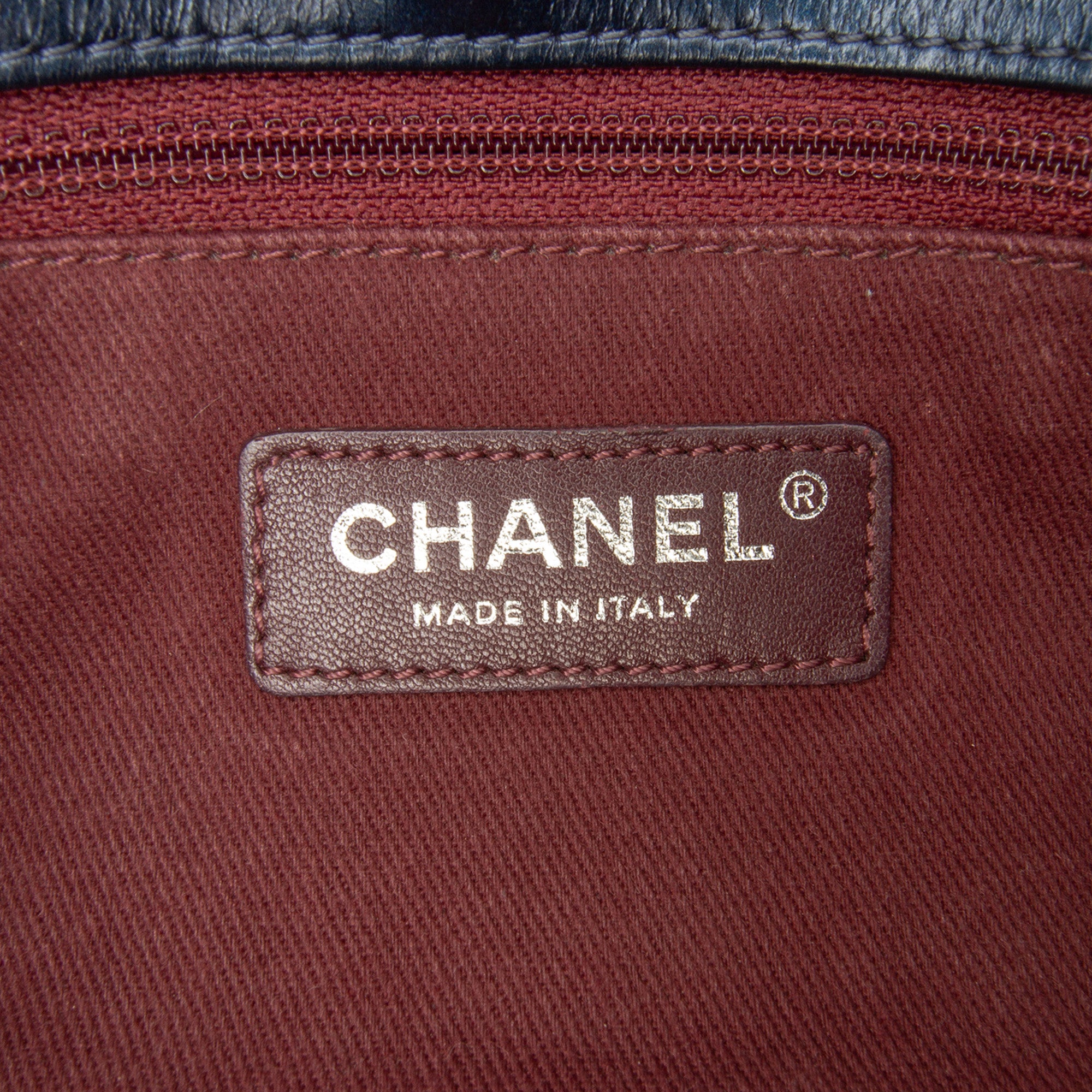 Quilted Glazed Calfskin Coco Pleats Flap