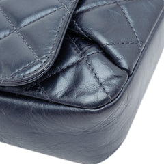 Quilted Glazed Calfskin Coco Pleats Flap