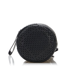 Perforated Leather Paper Bucket Bag