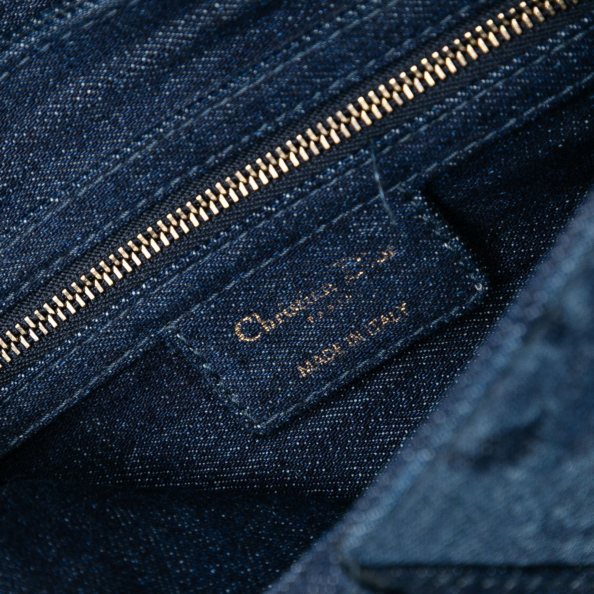 Denim Tie Dye Saddle Bag