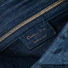 Denim Tie Dye Saddle Bag