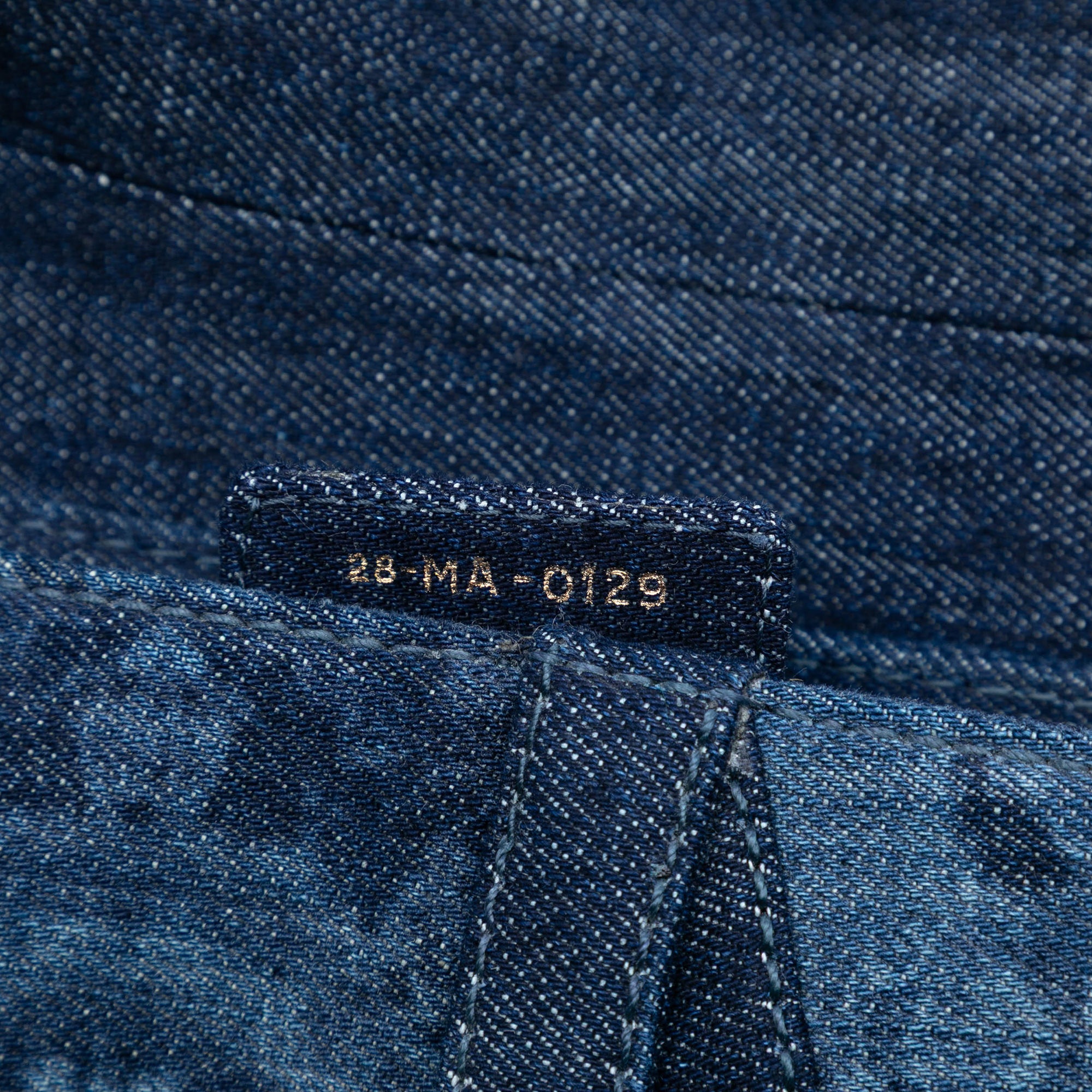 Denim Tie Dye Saddle Bag