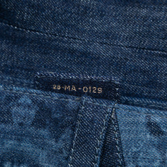 Denim Tie Dye Saddle Bag