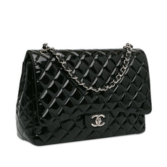 Maxi Classic Patent Double Flap