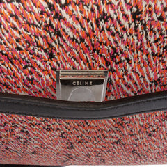 Micro Tweed Belt Satchel