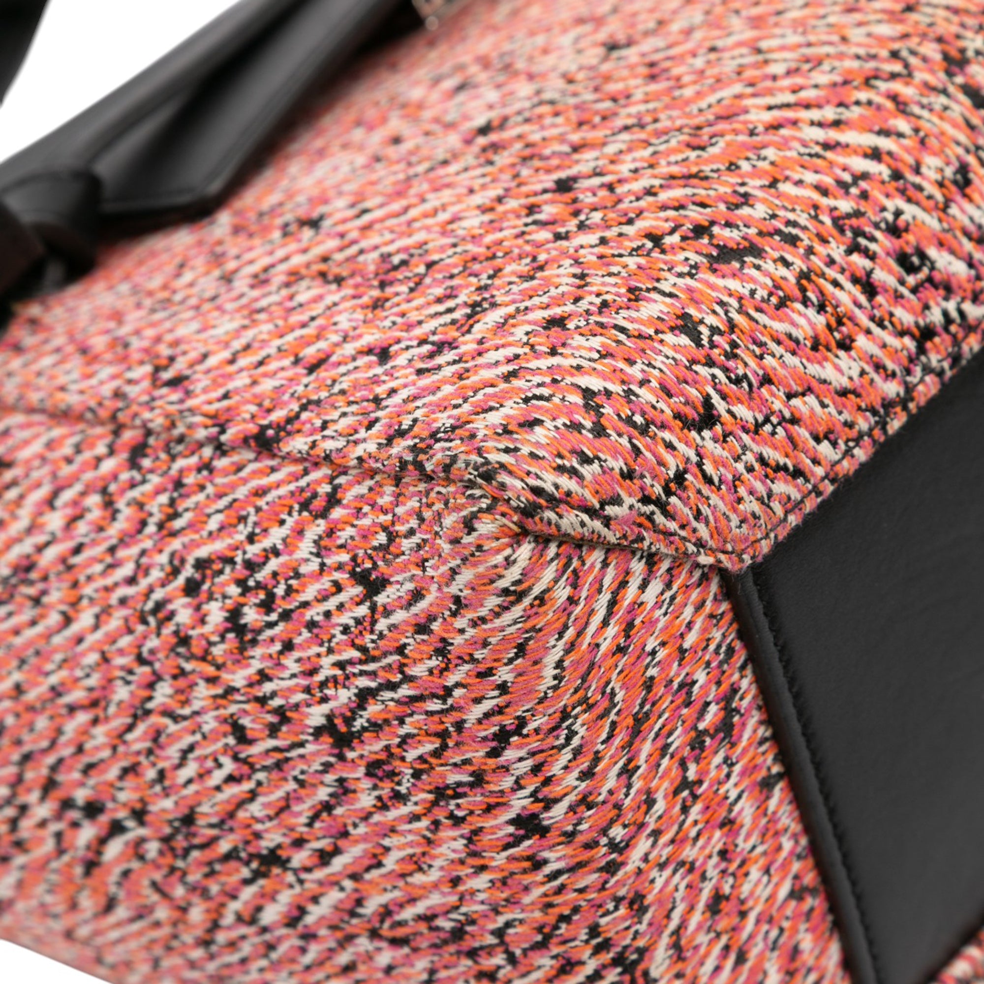 Micro Tweed Belt Satchel