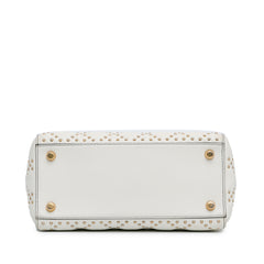 Medium Lambskin Cannage Studded Supple Lady Dior