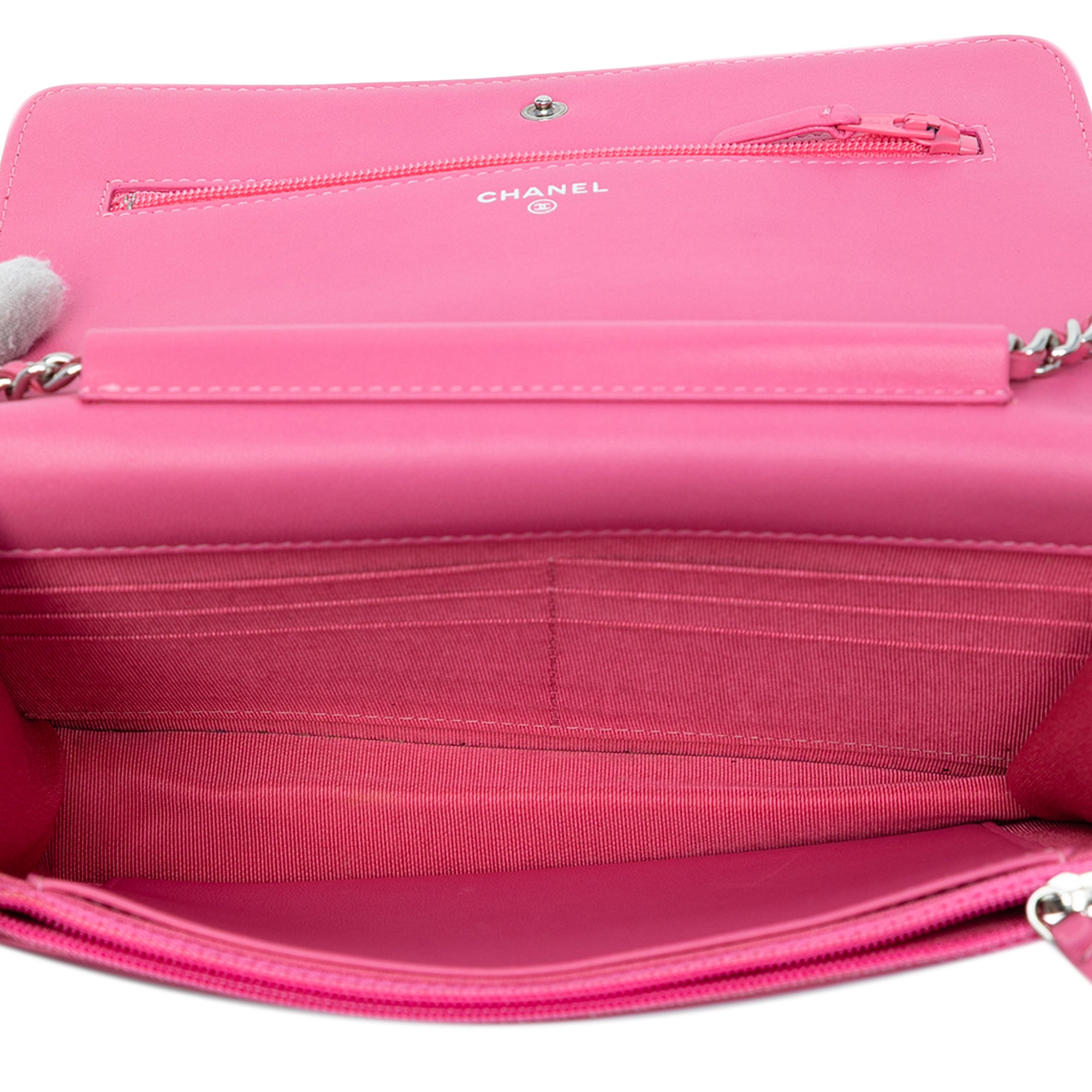 Ombre Lambskin Degrade Wallet On Chain