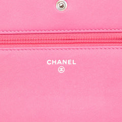 Ombre Lambskin Degrade Wallet On Chain