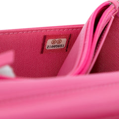 Ombre Lambskin Degrade Wallet On Chain