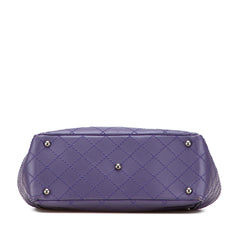 Small CC Quilted Calfskin Pocket Tote