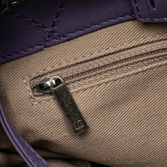 Small CC Quilted Calfskin Pocket Tote