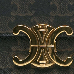 Triomphe Coated Canvas Claude Shoulder Bag