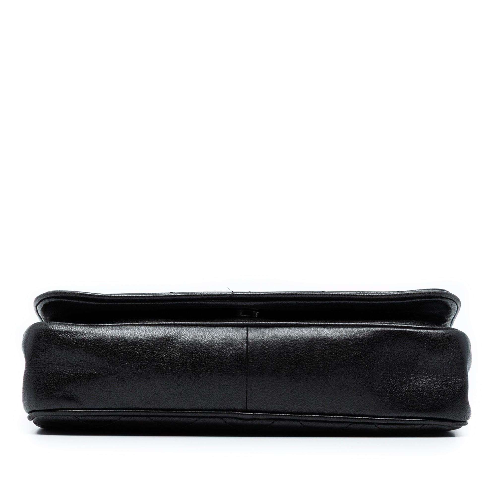 CC Quilted Lambskin Full Flap Wallet on Chain