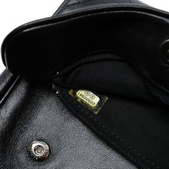 CC Quilted Lambskin Full Flap Wallet on Chain