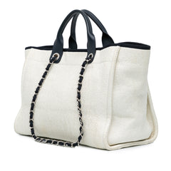 Medium Raffia Deauville Satchel