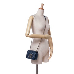 Mini Lambskin CC Crystal Full flap
