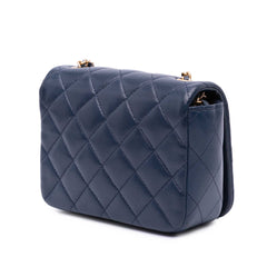 Mini Lambskin CC Crystal Full flap