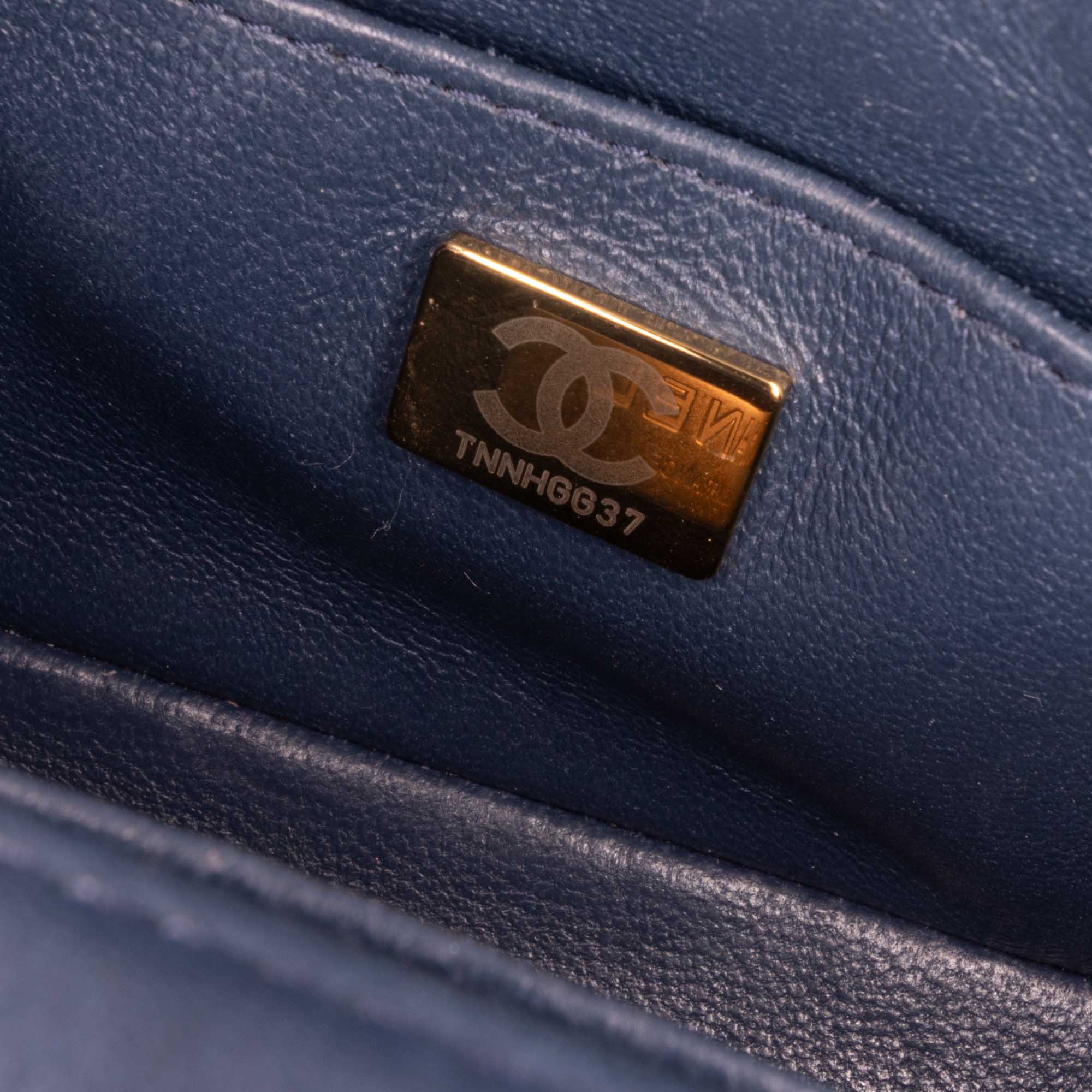Mini Lambskin CC Crystal Full flap