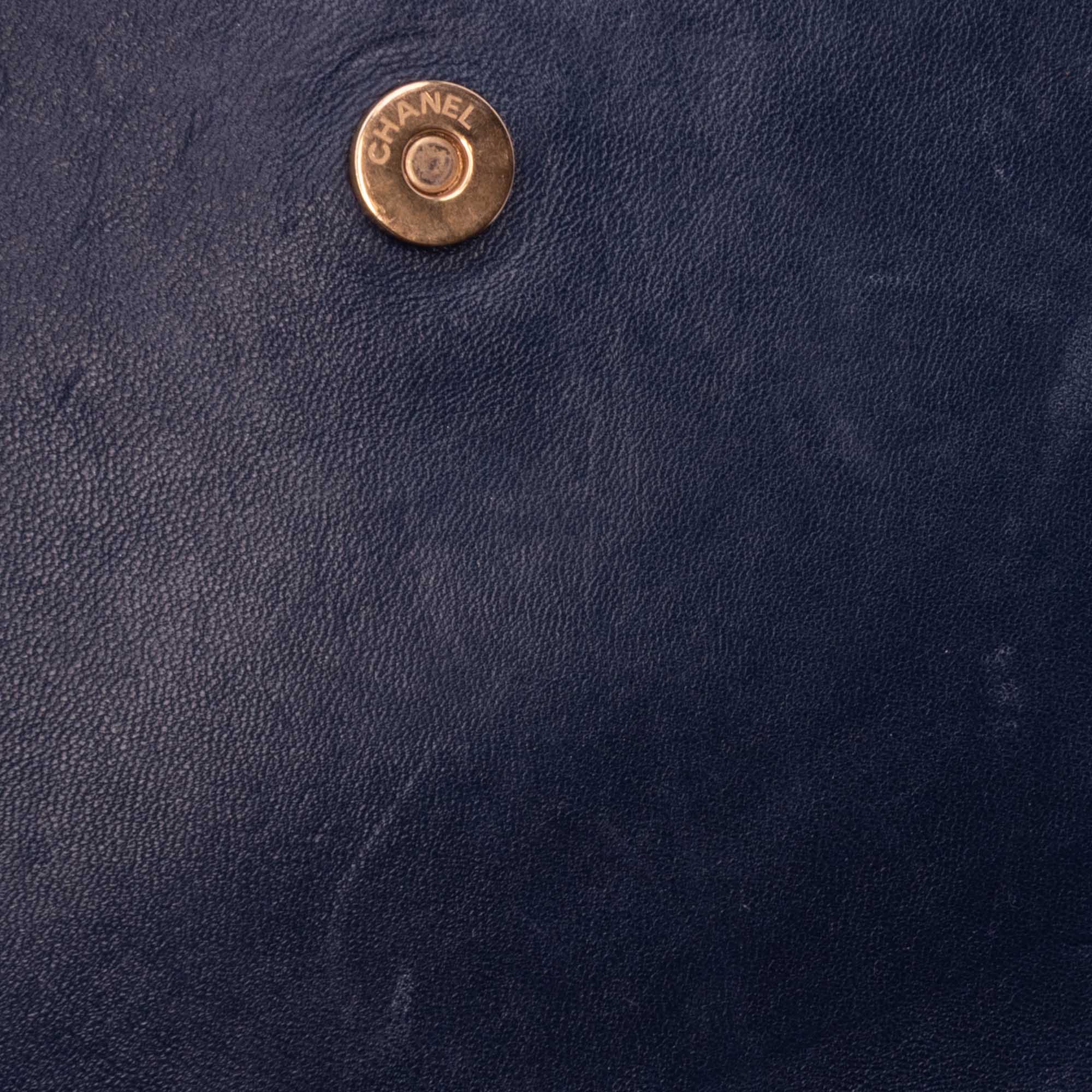 Mini Lambskin CC Crystal Full flap