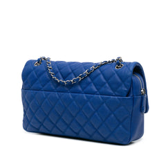 Jumbo Quilted Caviar Easy Flap