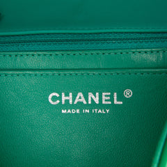 Mini Square Classic Patent Single Flap