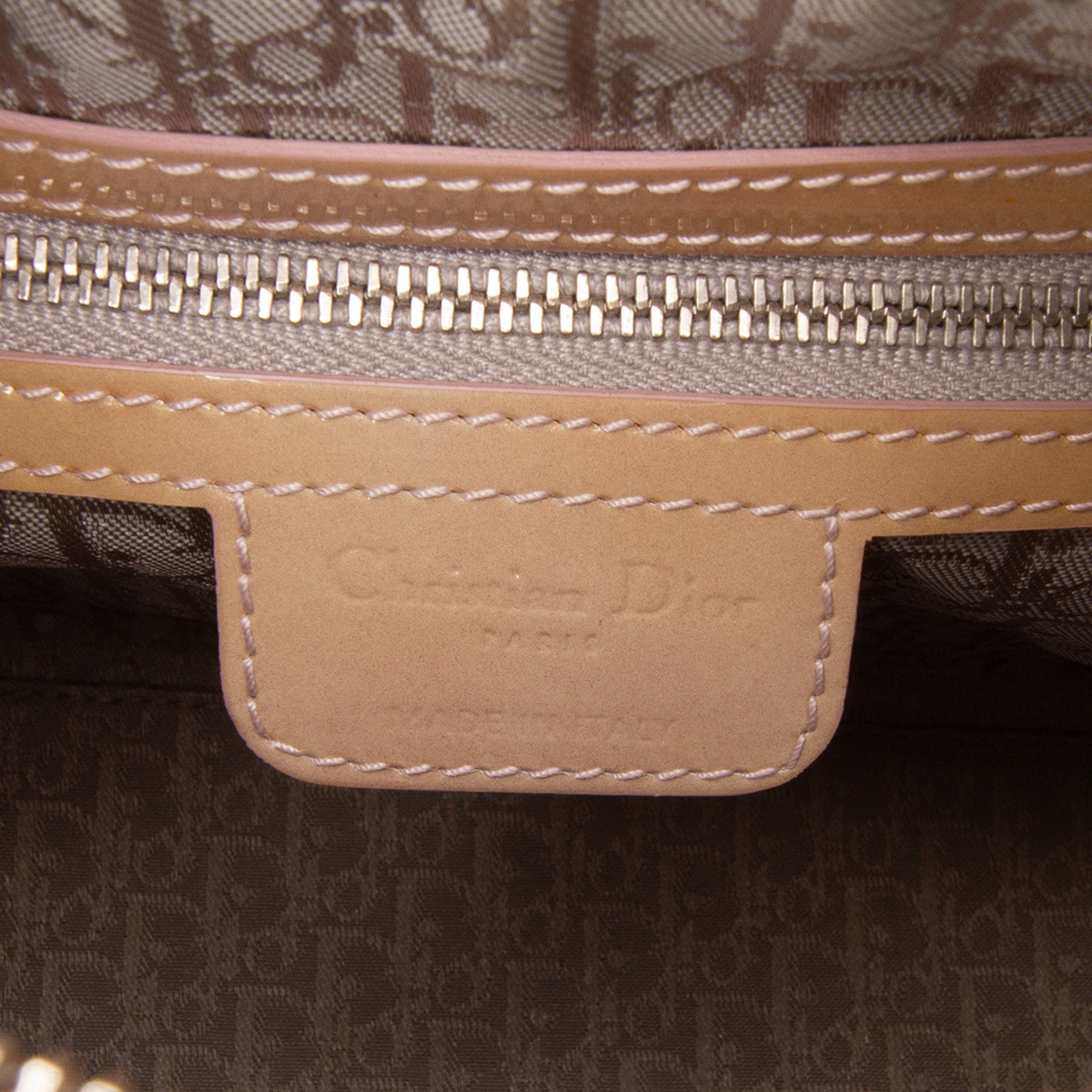 Medium Patent Cannage Lady Dior