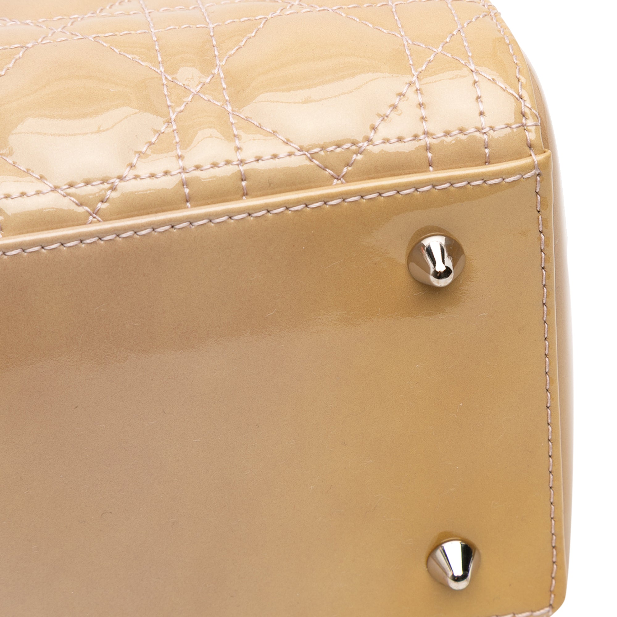 Medium Patent Cannage Lady Dior